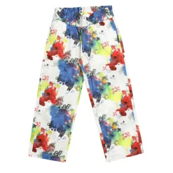 Off White Juniors Watercolor Pants in White