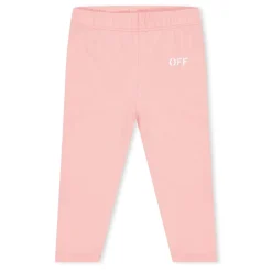 Off White Logo Leggings Junior in Pink