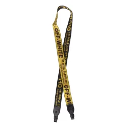 Off White Mask Ind Belt in yellow black