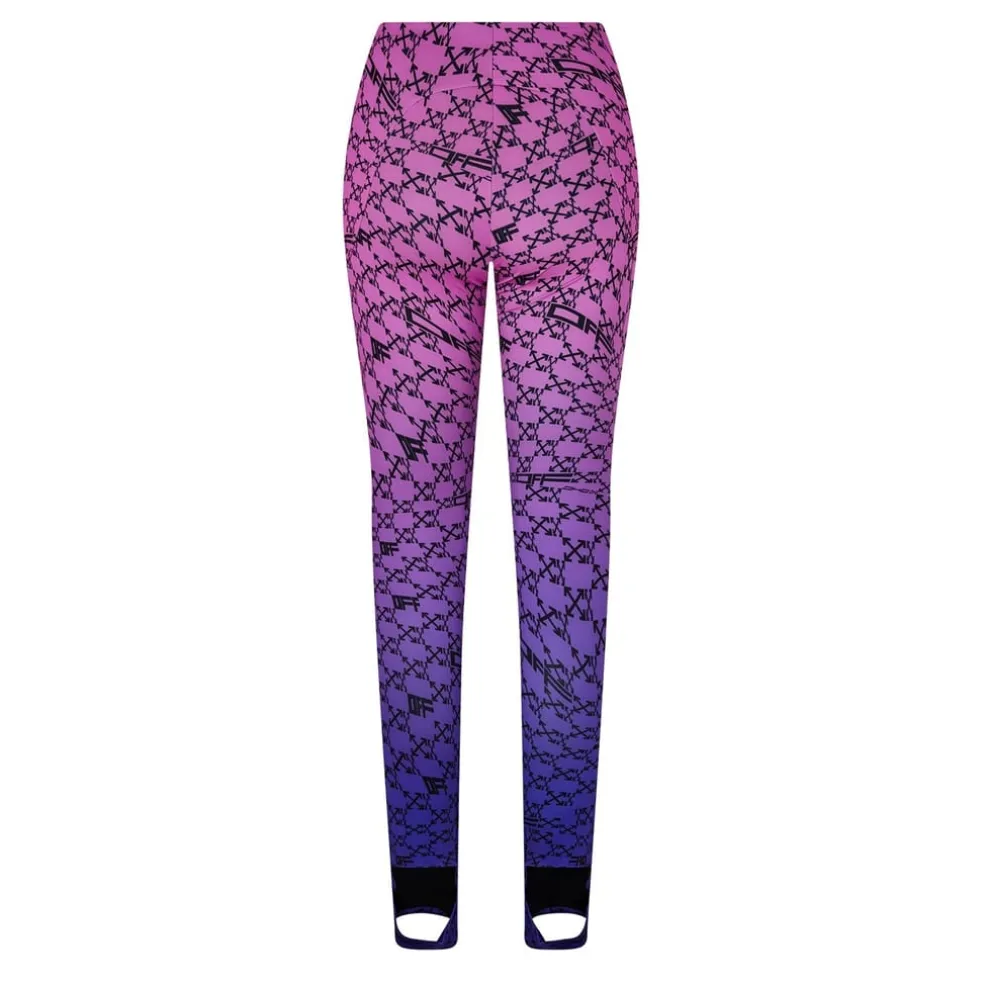 Off White Mono Stirrup Leggings in Pink