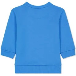 Off White Monster Crew Neck Regular Fit Sweater in Blue