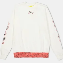 Off White Off Bandana Crew in Multi