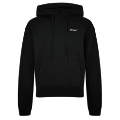 Off White Off Caravag Arw Hoody in Black