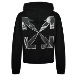 Off White Off Caravag Arw Hoody in Black