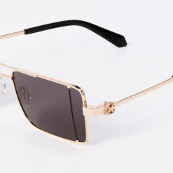 Off White Off Cortez Sunglasses 53 in Gold