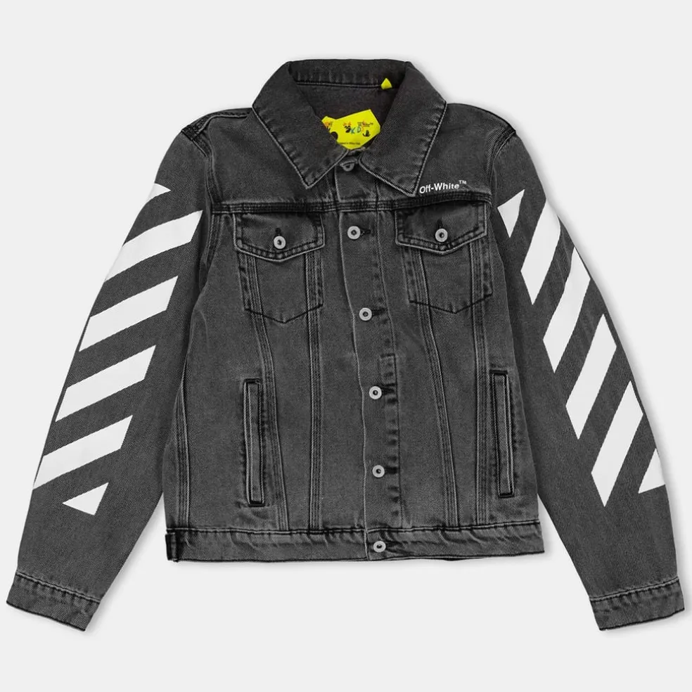 Off White Off Denim Jacket in Multi