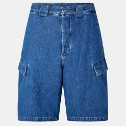 Off White Off Denim Short in Multi