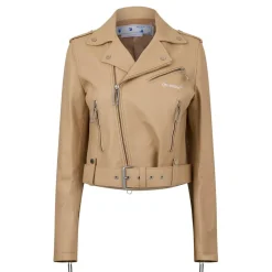 Off White Off Diag Slm Biker in White