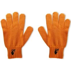 Off White Off Em Logo Glv in Orange