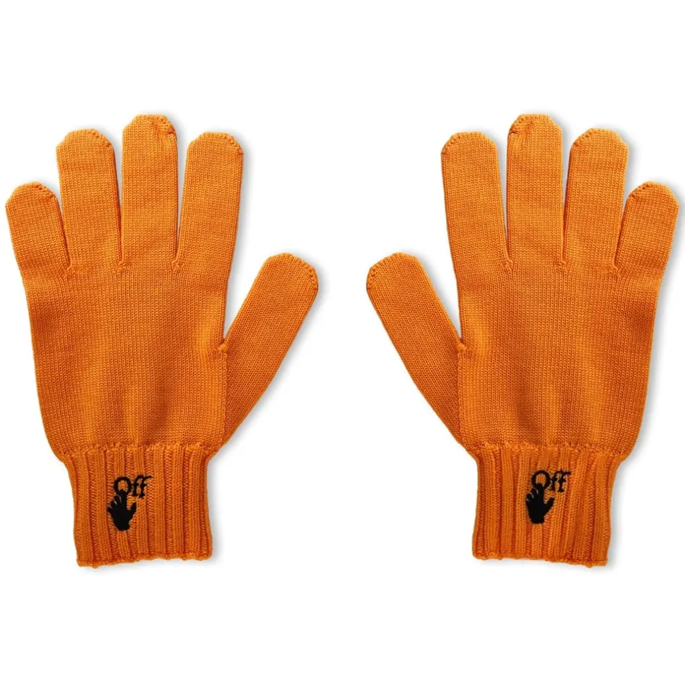 Off White Off Em Logo Glv in Orange