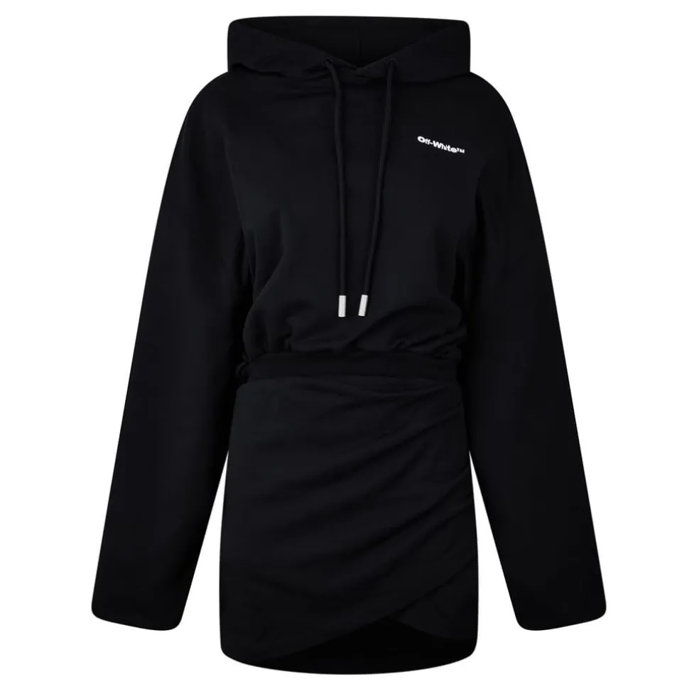 Off White Off For All Hooded Regular Sweatshirt in Black