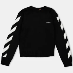 Off White Off Knit Sweater in Multi