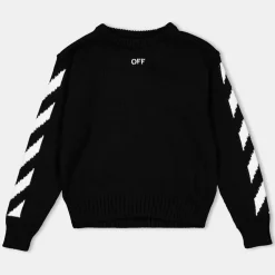 Off White Off Knit Sweater in Multi