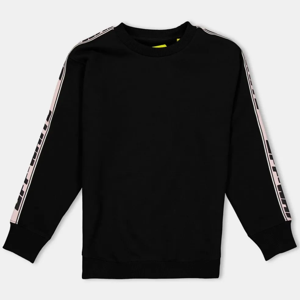 Off White Off Logo Crew in Black