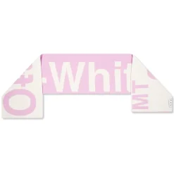 Off White Off Off Logo Scarf in Purple