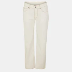 Off White Off 90s Fit Jean in White