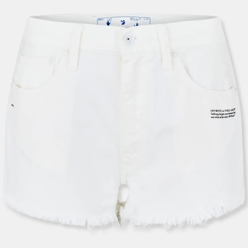 Off White Off Shorts in Multi