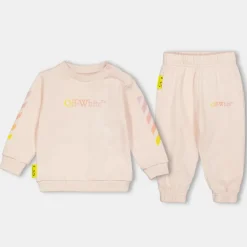 Off White Off Sweat Set in Multi