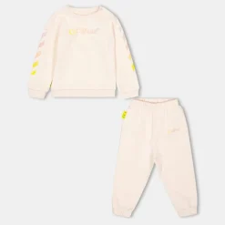 Off White Off Sweat Set in Multi