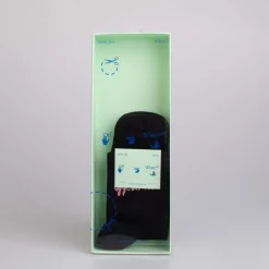 Off White Script Logo Low Socks in black pink