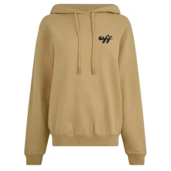 Off White Zebra Hoodie in Black