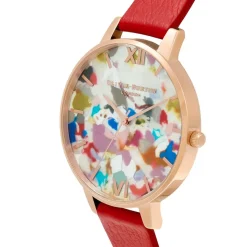 Olivia Burton Art Stainless Steel Fashion Analogue Quartz Watch in Grey