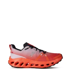 On Cloudsurfer Waterproof Trail Running Sneakers in Red