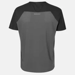 On Regular Fit Crew Neck Short Sleeve T-Shirt in Black