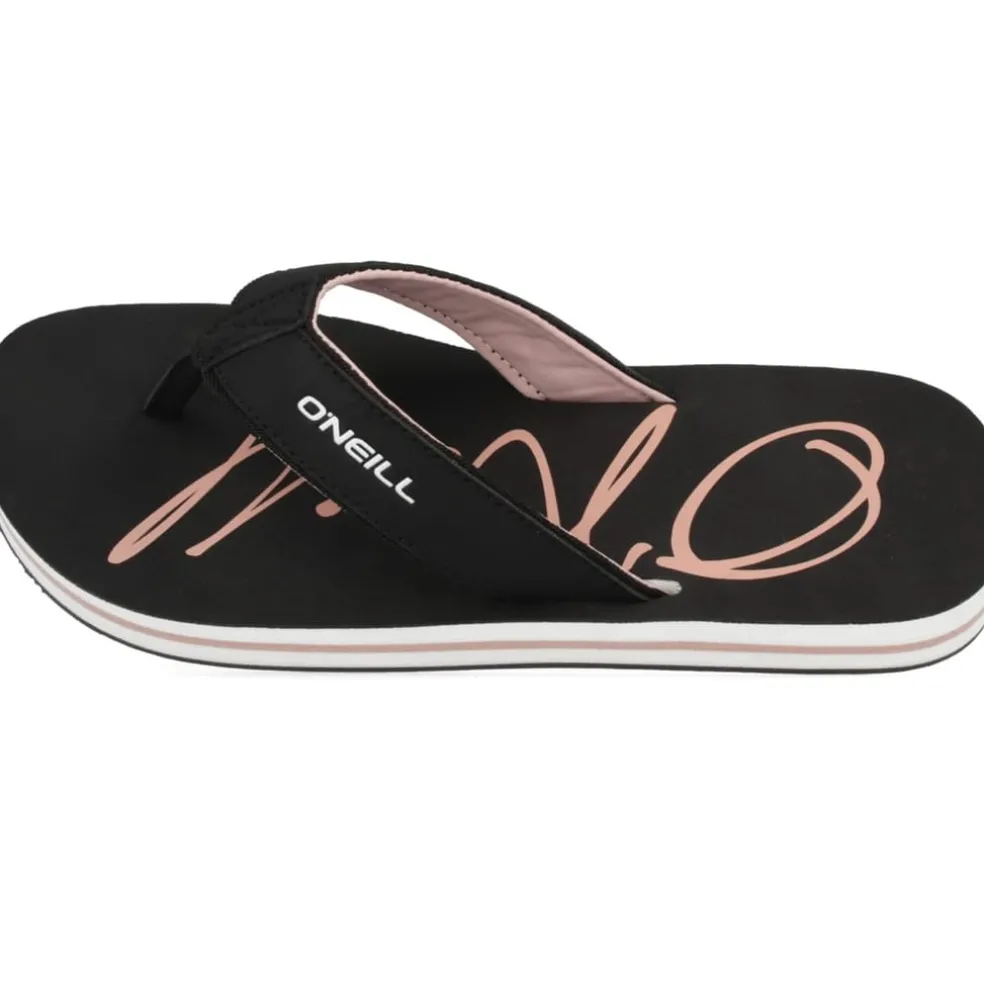 ONeill Womens Logo Slides in Black