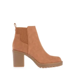 Only Barbara Heeled Chelsea Boots in Cognac