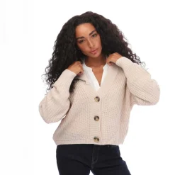 Only Carol Nice Knitted Cardigan in Stone