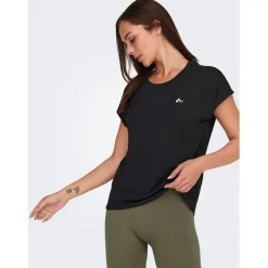 Only Play Life Ss Loose T in Black