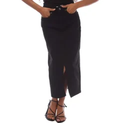 Only Siri Denim Skirt in Black