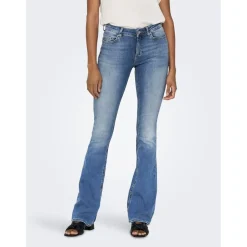 Only Wide Leg Regular Fit Jean in Blue