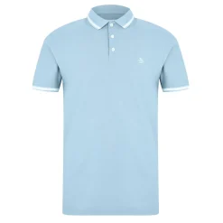 Original Penguin Con Tip Regular Fit Polo Shirt in Blue
