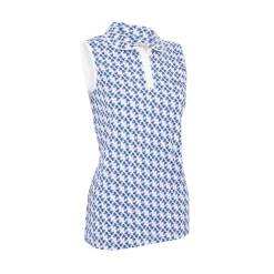 Original Penguin Golf Parrot Geo Slim Fit Shirt in White