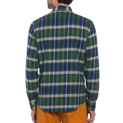 Original Penguin Long Sleeve Regular Fit Shirt in Blue