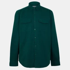 Original Penguin Regular Fit Long Sleeve Shirt in Green