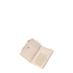 Osprey London London Molly Curved Bi Fold Leather Card Holder in Neutral