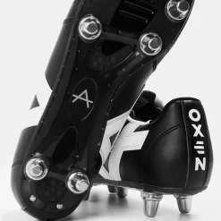 Oxen Raptor Elite Adults Soft Ground Football Boots in Black