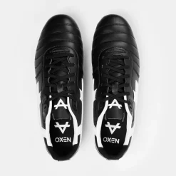 Oxen Raptor Elite Adults Soft Ground Football Boots in Black