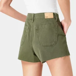 Paige Mayslie Utility Shorts in Green