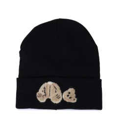 Palm Angels Bear Beanie in Black