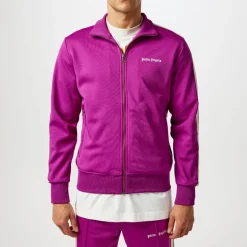 Palm Angels Classic Tracksuit Jacket in Purple