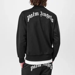 Palm Angels Curve Track Jacket in Black