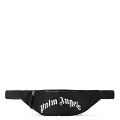 Palm Angels Curved Logo Bumbag Junior in Black