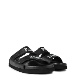 Palm Angels Flatform Sliders in Black