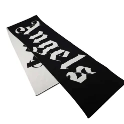 Palm Angels Macro Logo Scarf in Black-White