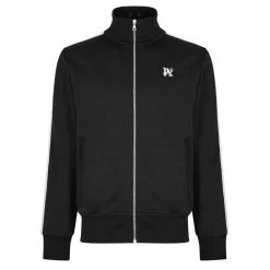 Palm Angels Monogram Track Jacket in Black