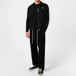 Palm Angels Monogram Track Jacket in Black